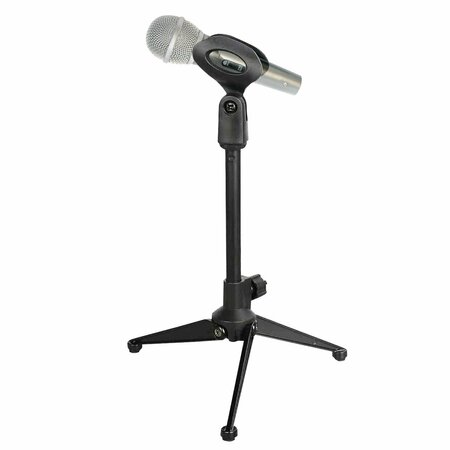 5 CORE 5 Core Desk Mic Stand - Height Adjustable Table Tripod - Portable Universal Desktop Microphone Stand MS MINI TRI BLK